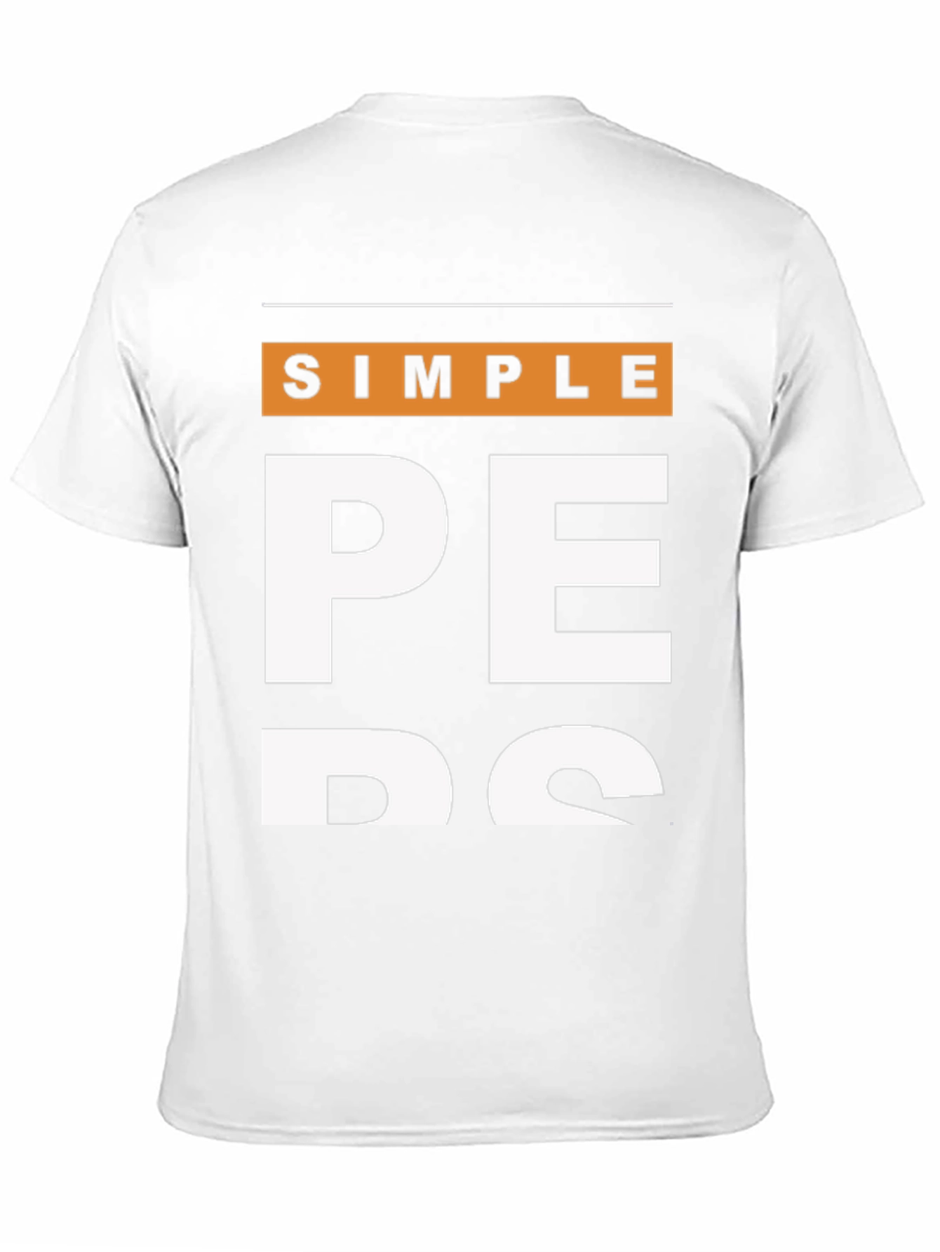 Simple Pers Black T-Shirt - Casual Fashion