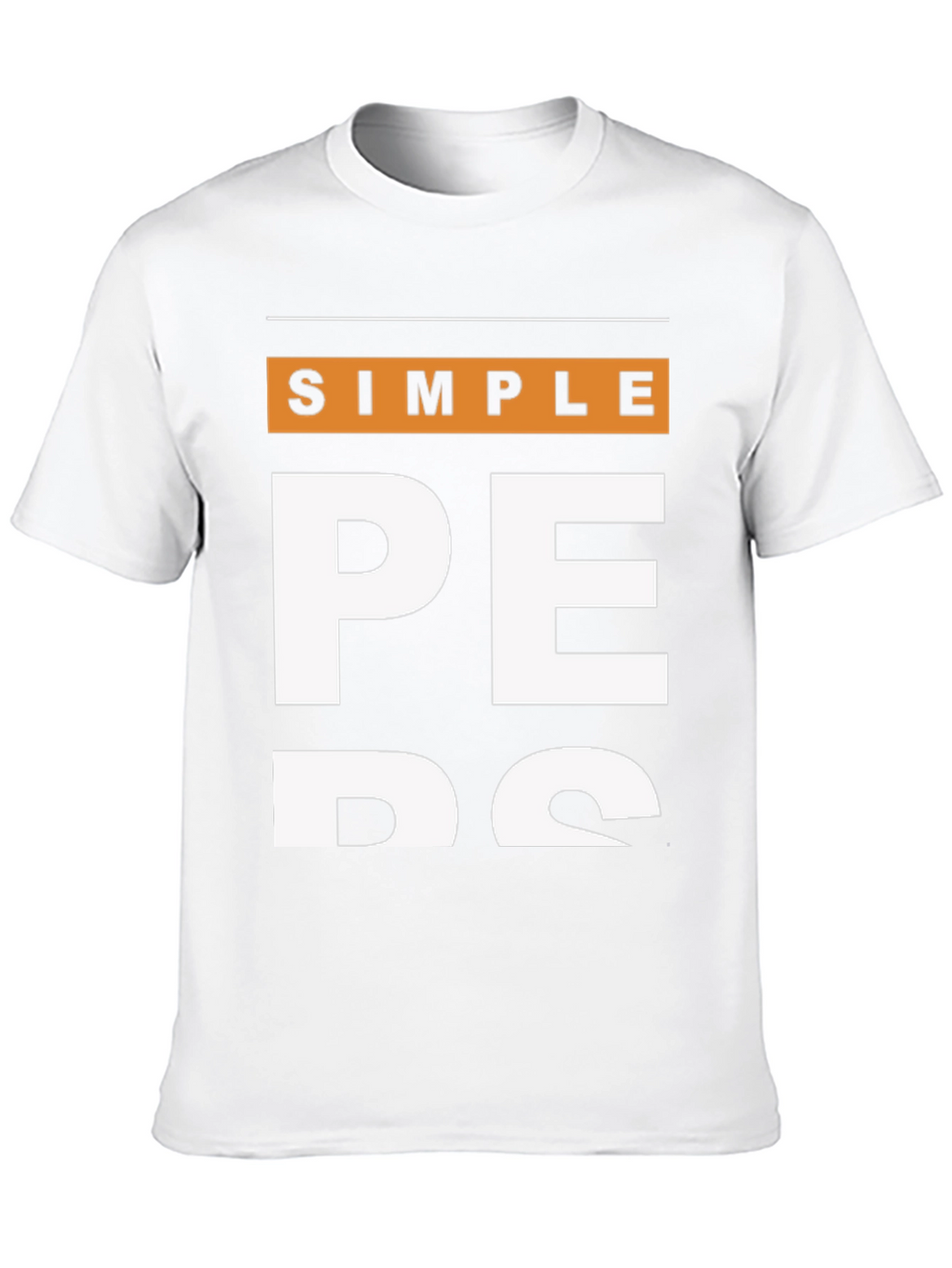 Simple Pers Black T-Shirt - Casual Fashion