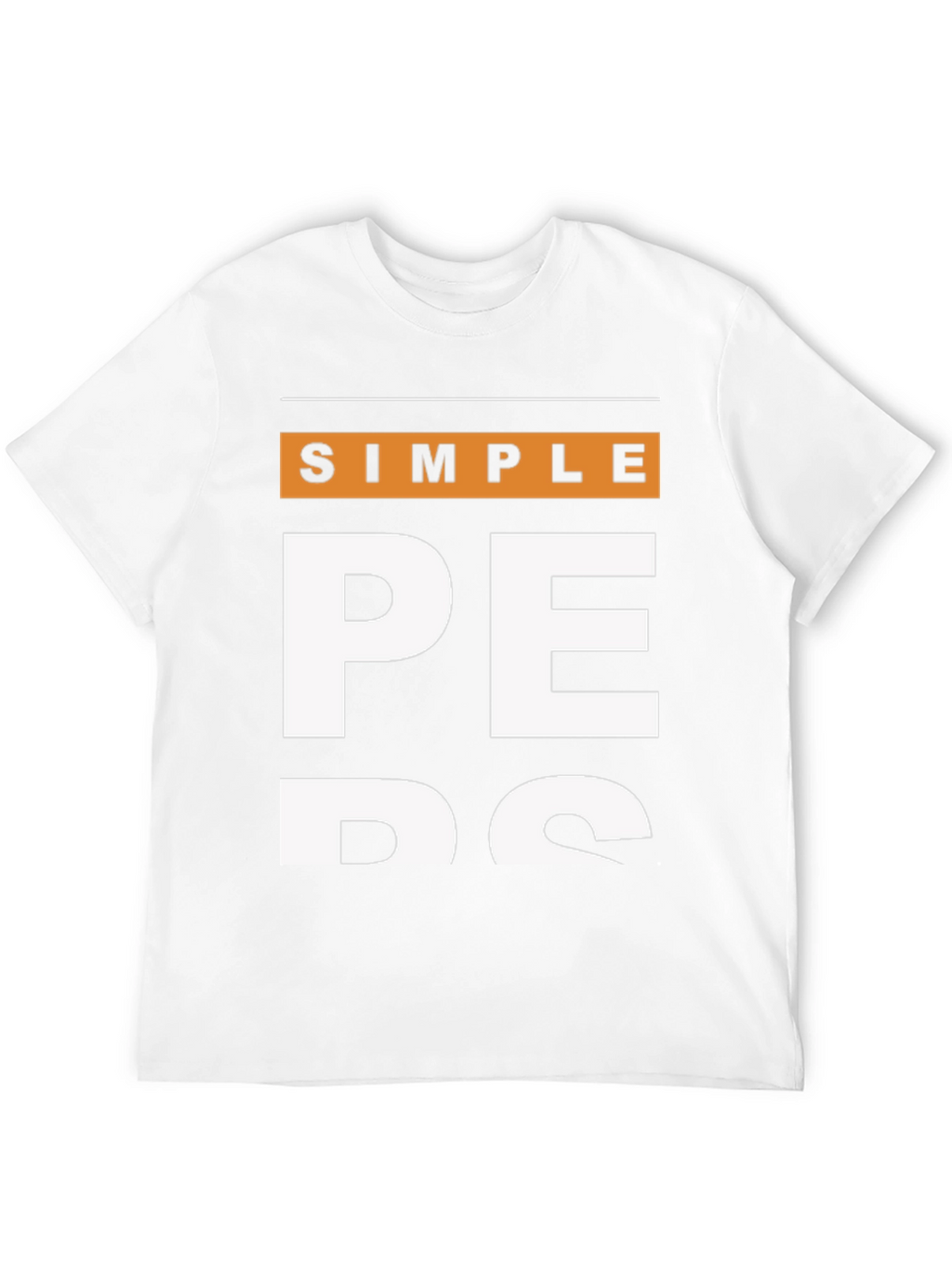 Simple Pers Black T-Shirt - Casual Fashion