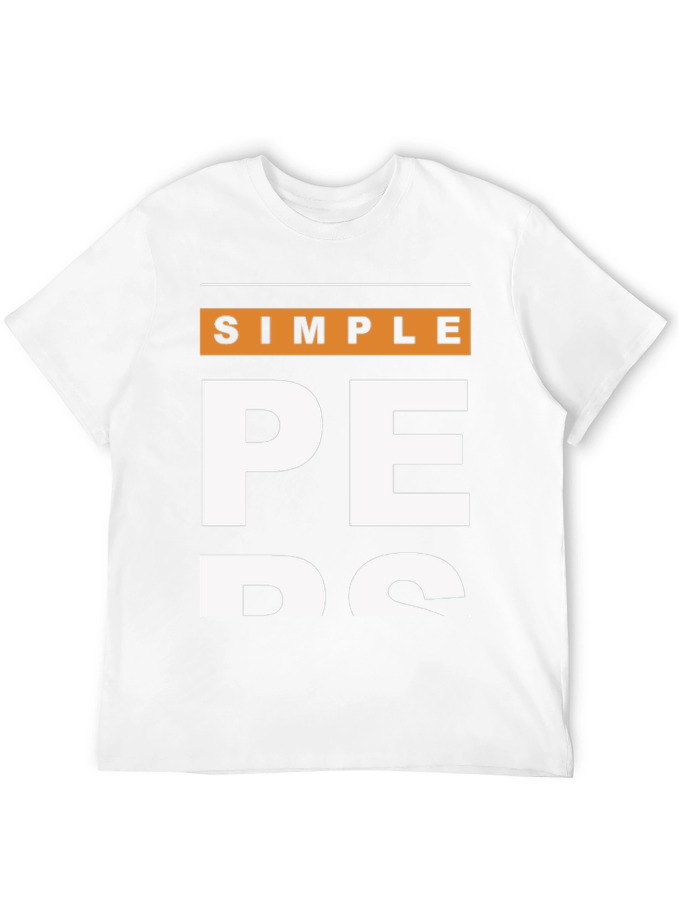 Simple Pers Black T-Shirt - Casual Fashion