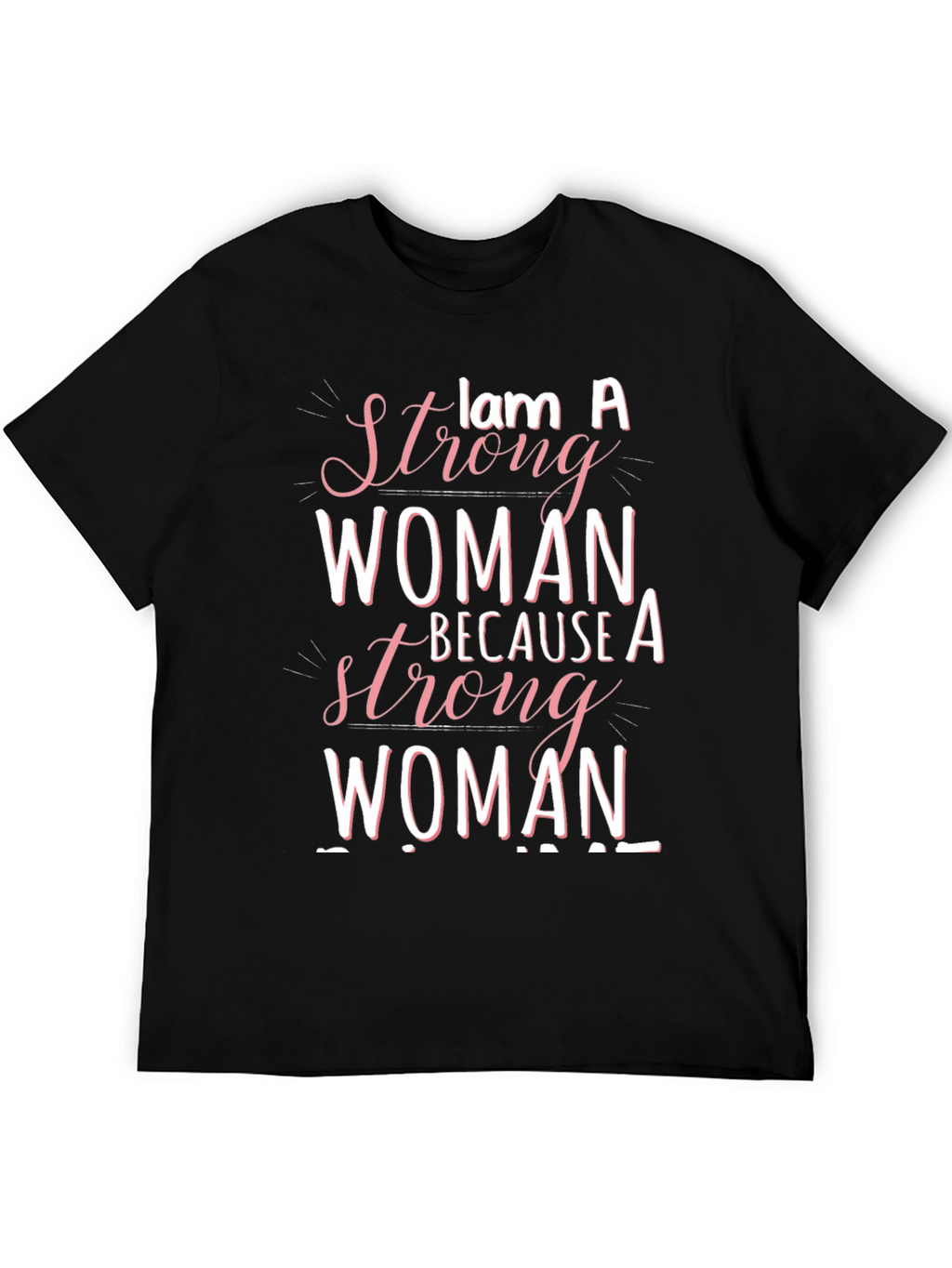 Strong Woman Graphic Tee - Empowering Design