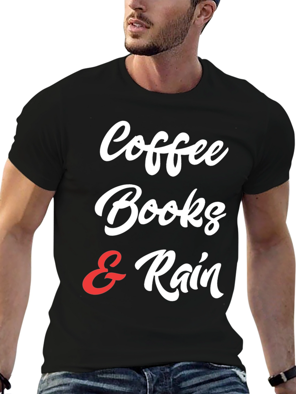 Coffee Books & Rain T-Shirt