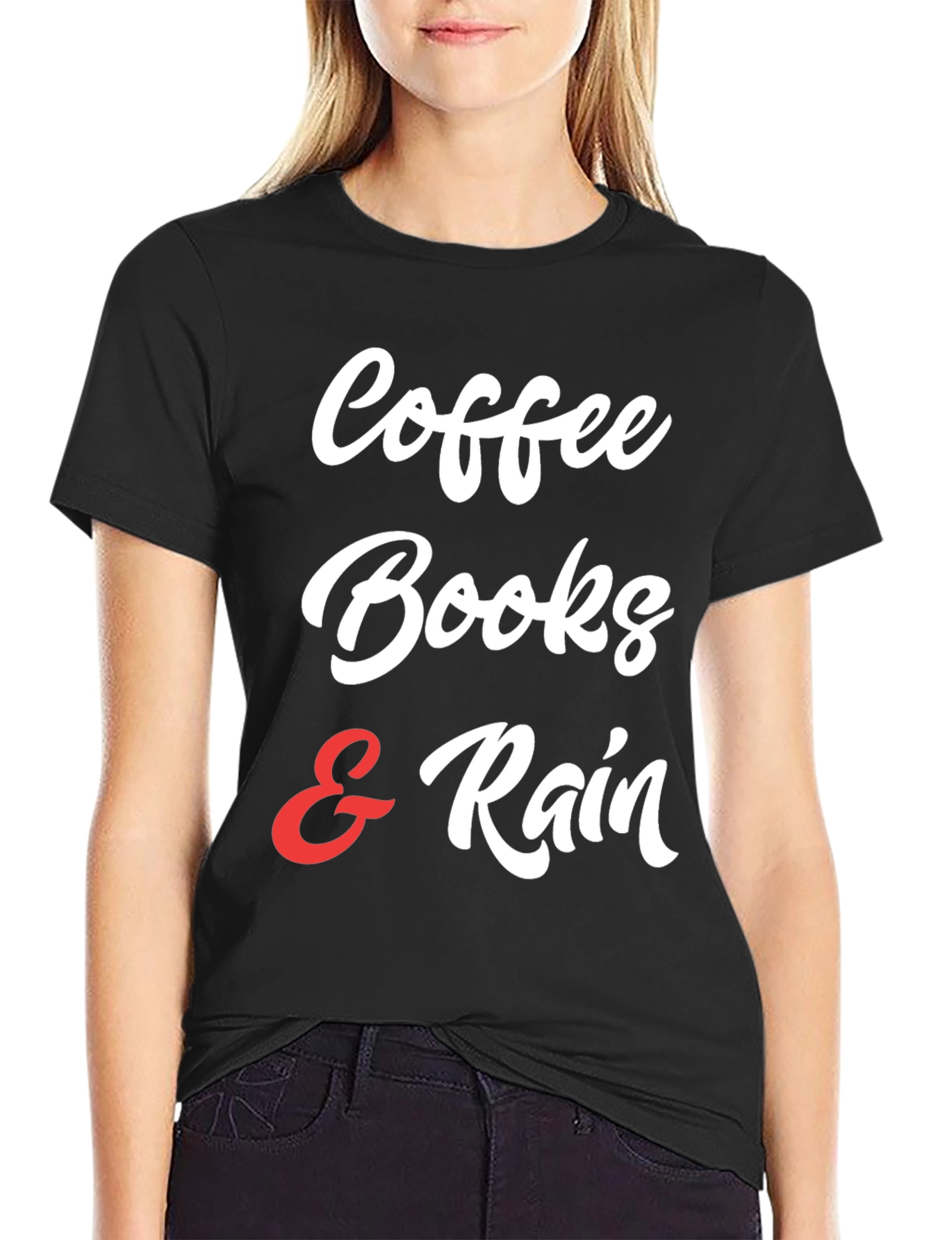 Coffee Books & Rain T-Shirt
