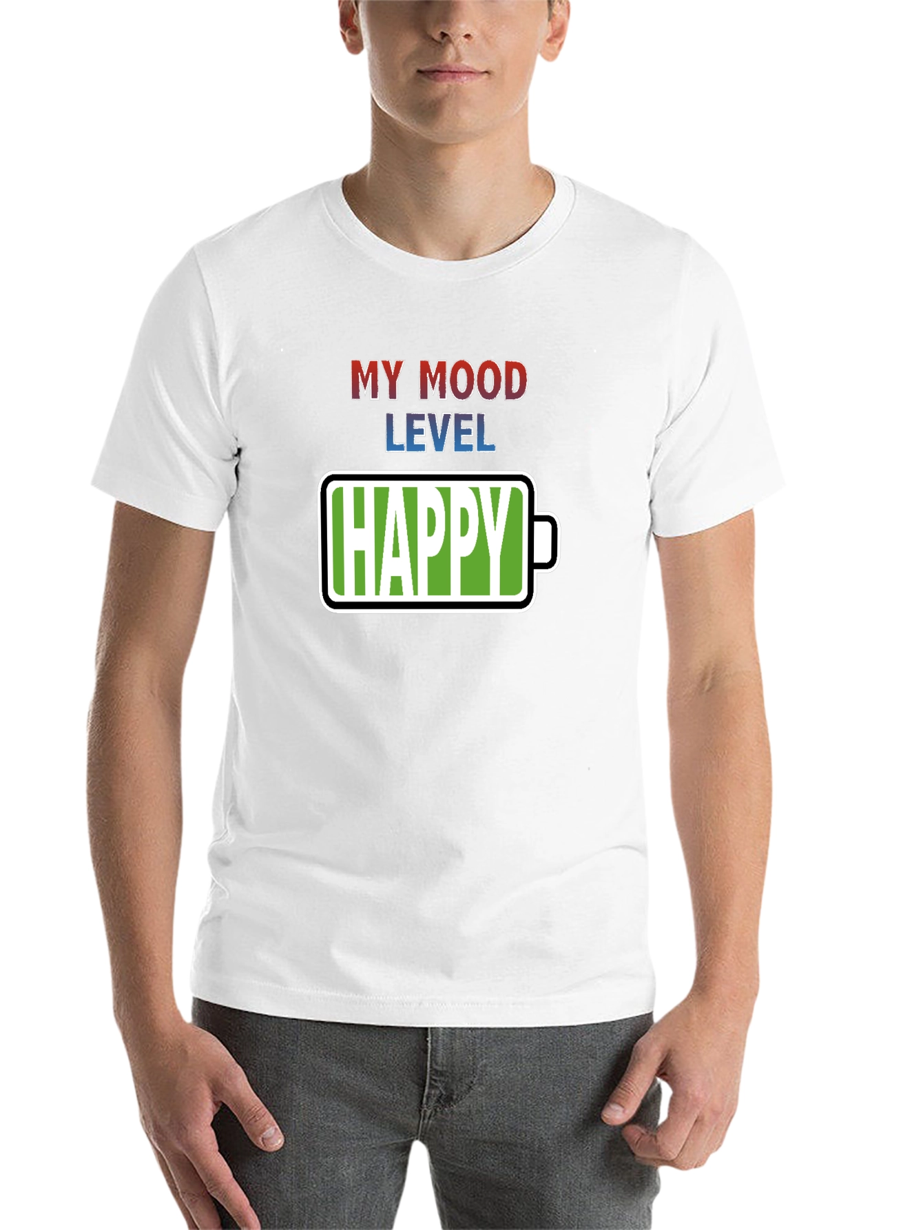 My Mood Level Happy Graphic Tee