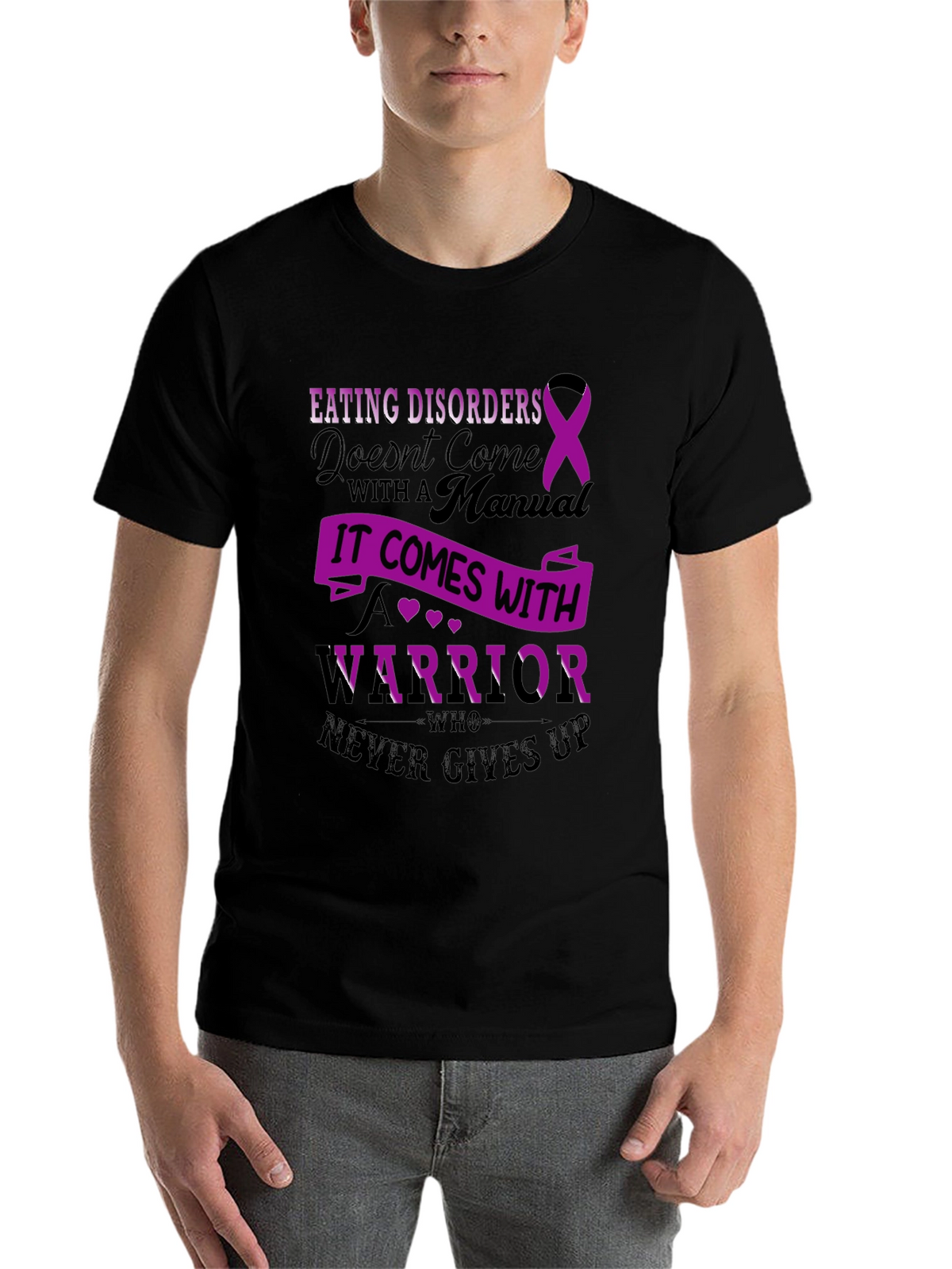 Eating Disorder Awareness T-Shirt - Warrior