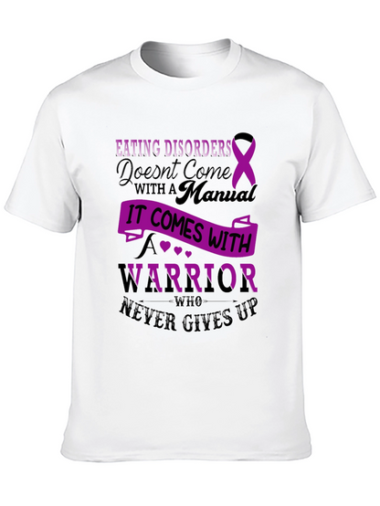 Eating Disorder Awareness T-Shirt - Warrior