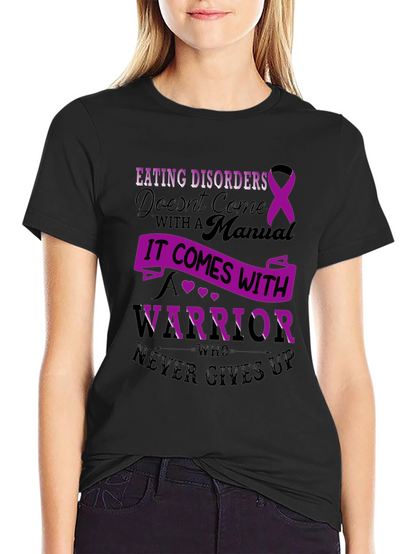 Eating Disorder Awareness T-Shirt - Warrior