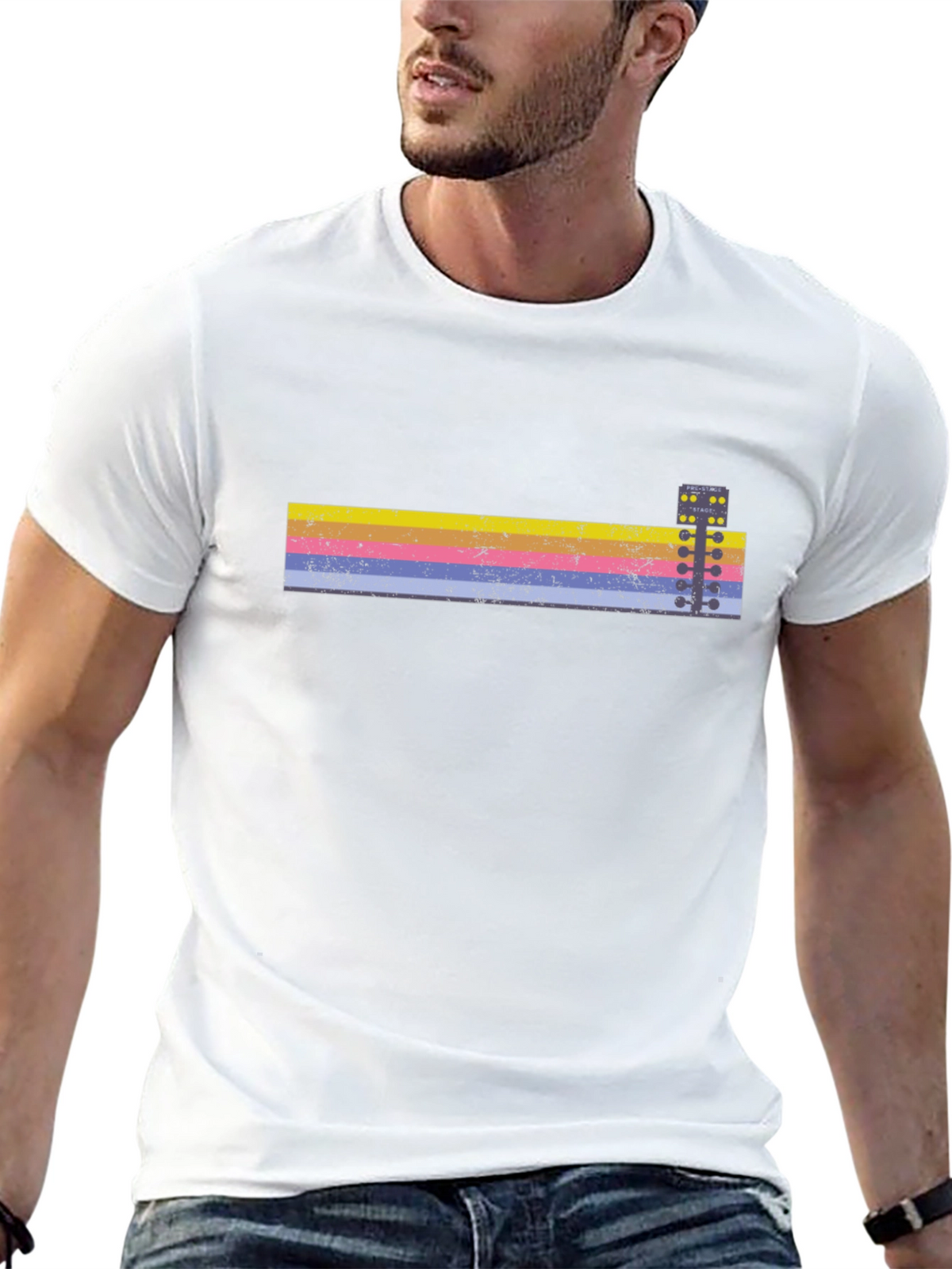 Sunset Drag Race Tree T-Shirt
