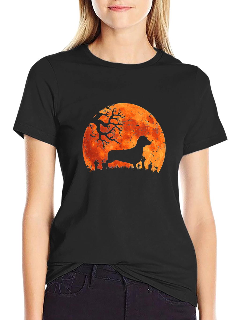 Halloween Dachshund Dog T-Shirt