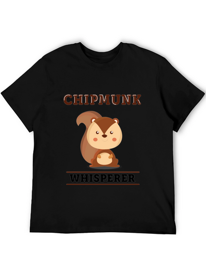 Chipmunk Whisperer Graphic T-Shirt - Cute Animal Tee