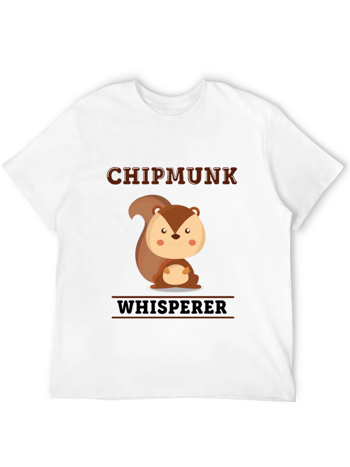Chipmunk Whisperer Graphic T-Shirt - Cute Animal Tee