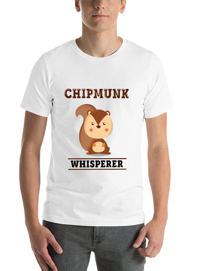 Chipmunk Whisperer Graphic T-Shirt - Cute Animal Tee