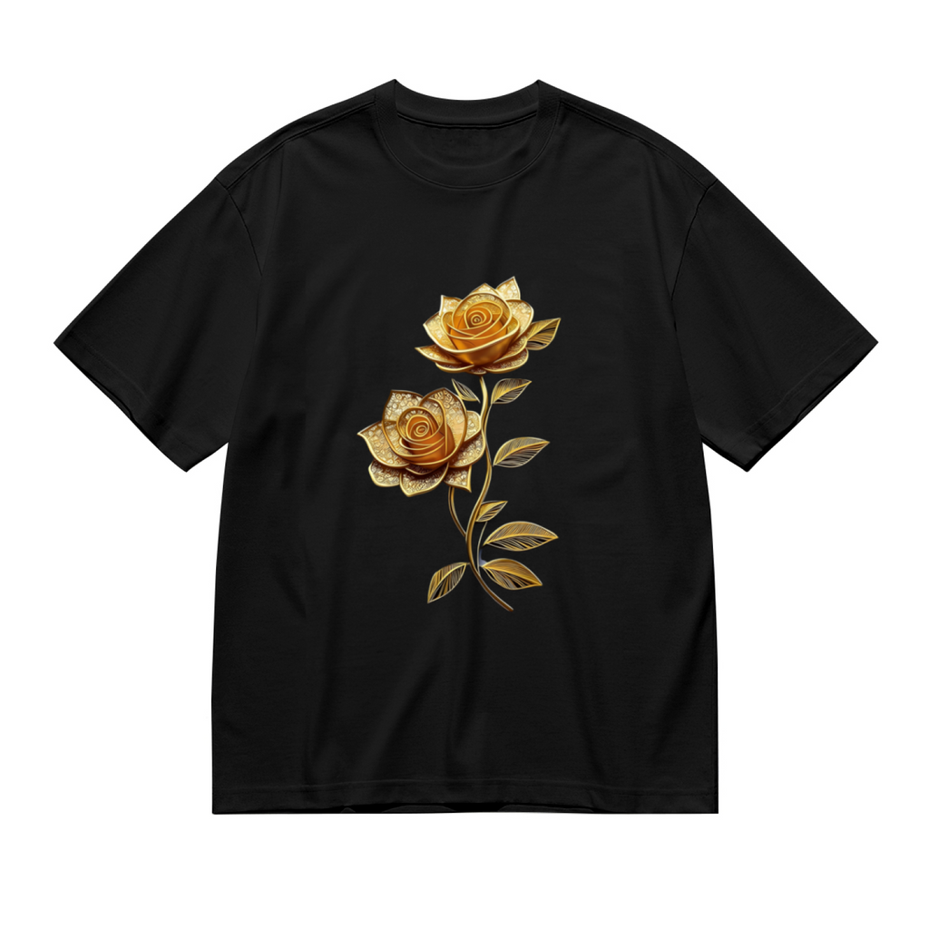 Our Lady of Guadalupe Red Pink Roses Mexican Faith Tee