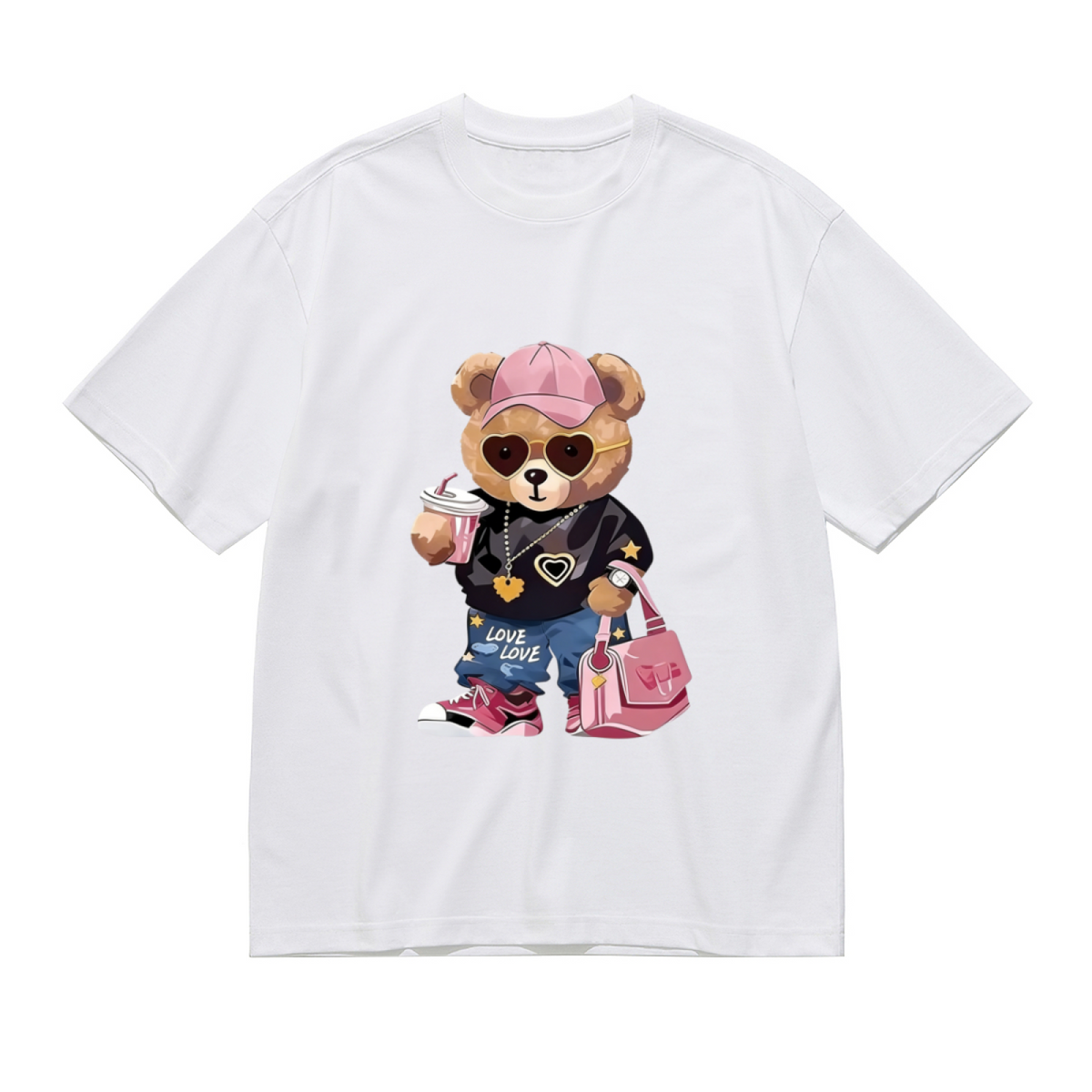 Dark Purple Magic Rose Moody Floral Graphic Tee