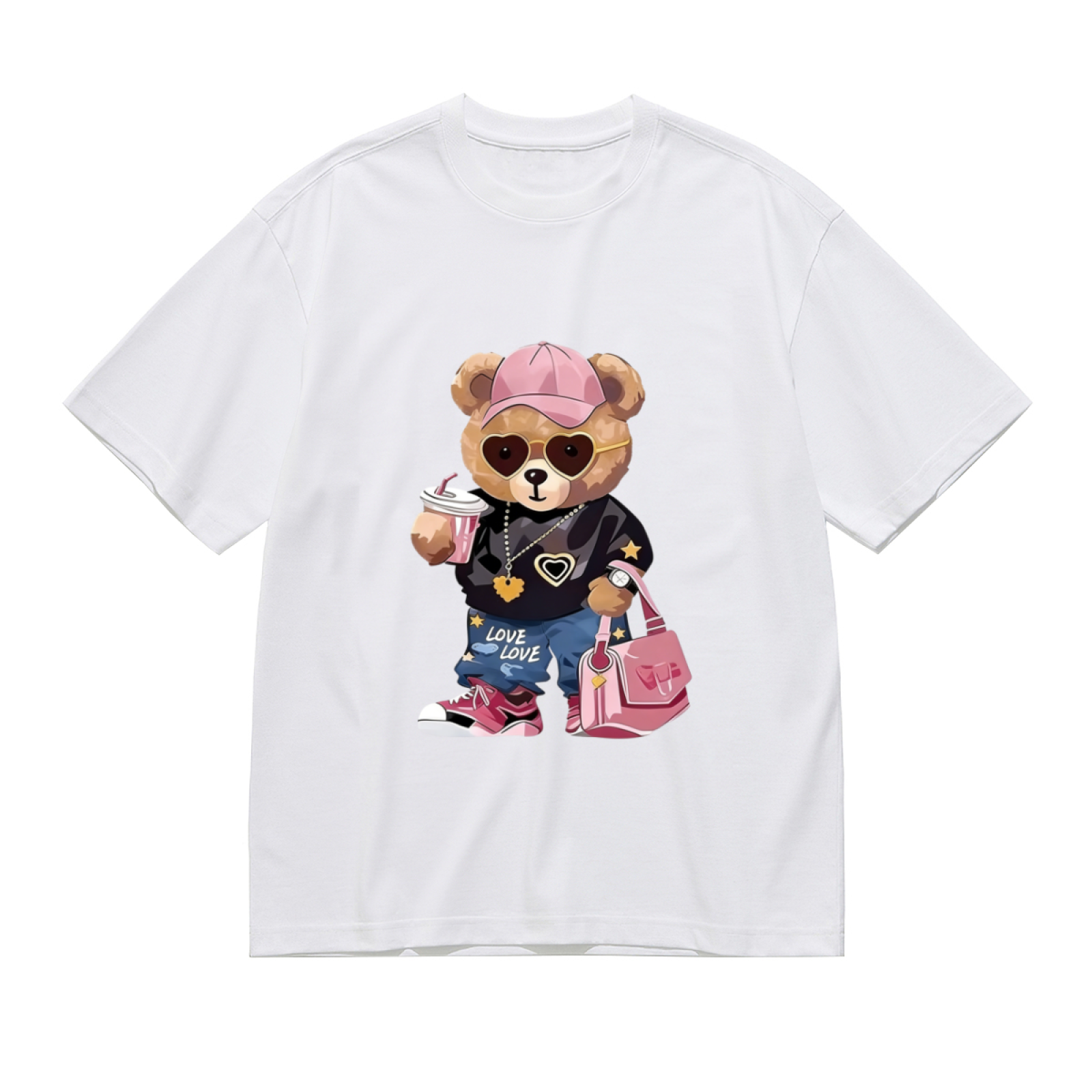 Dark Purple Magic Rose Moody Floral Graphic Tee