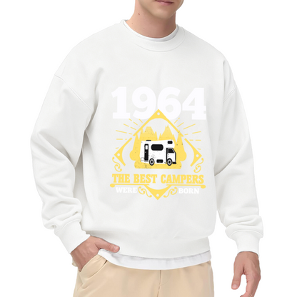 1964 The Best Campers Were Born Crewneck Sweatshirt, Retro Camper RV Birthday Pullover, 60th Birthday Gift