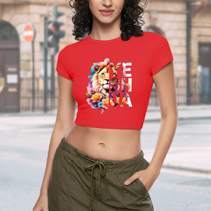 Funny Workout Grumpy Cat Gym White Crop Top