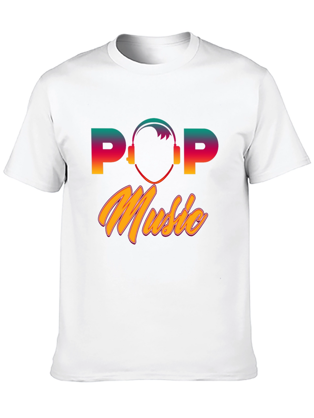 Pop Music Graphic T-Shirt - Retro Style Tee