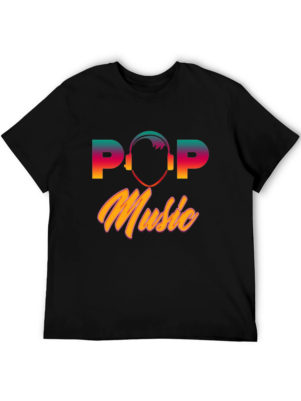 Pop Music Graphic T-Shirt - Retro Style Tee