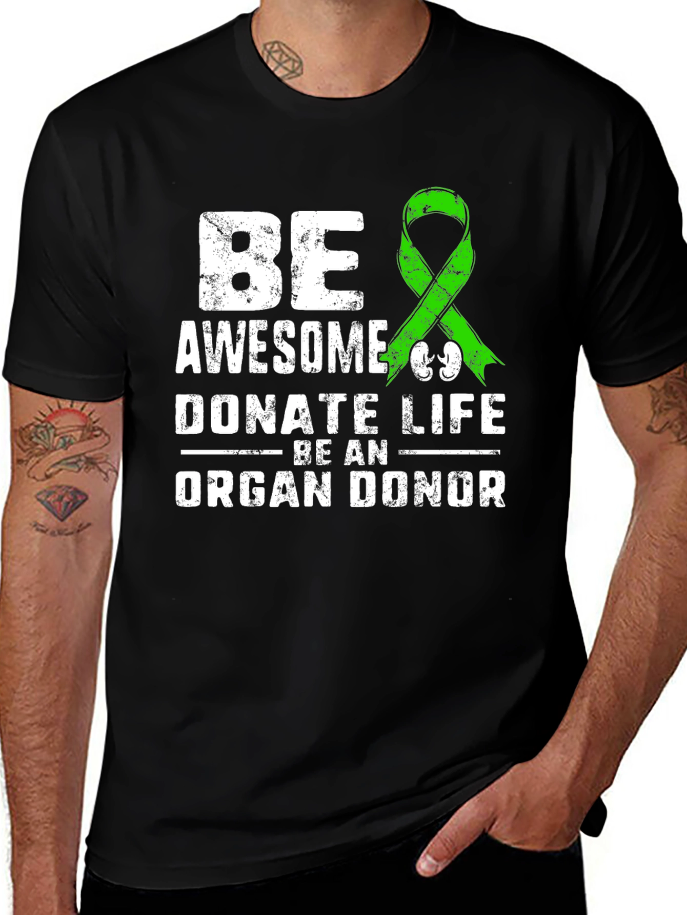 Be Awesome Donate Life T-Shirt