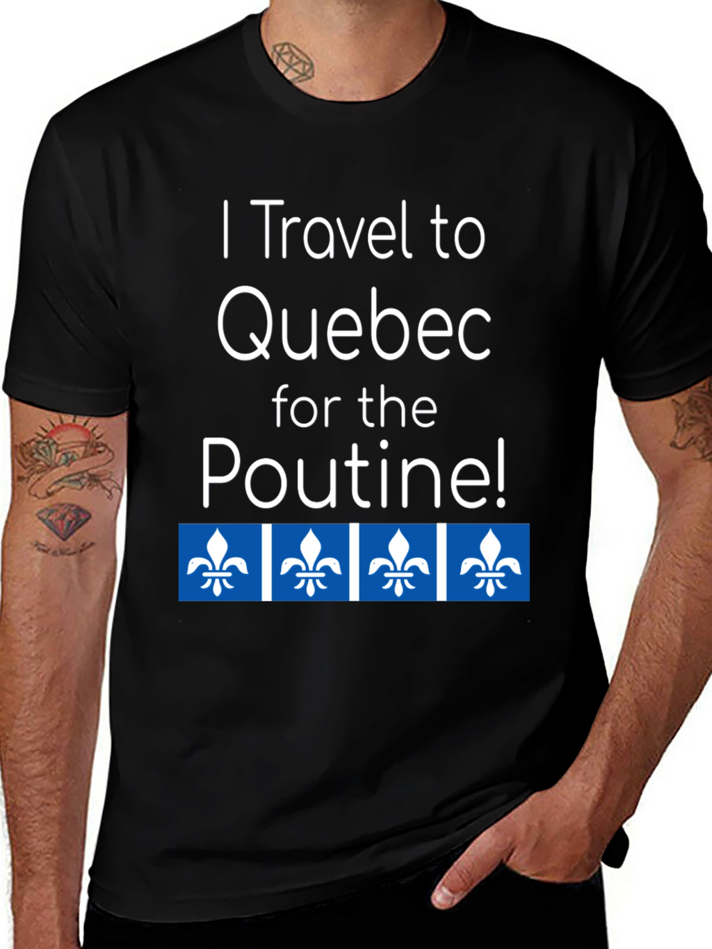 Quebec Poutine Travel T-Shirt