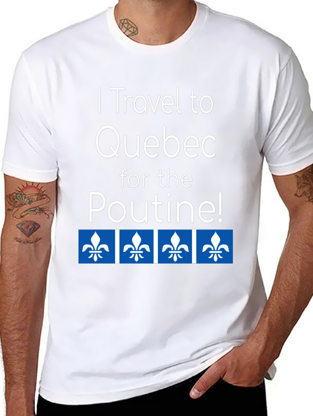 Quebec Poutine Travel T-Shirt