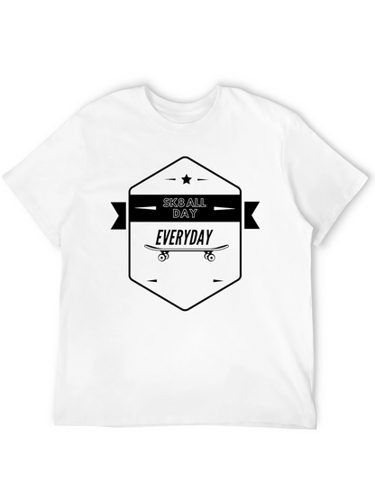 Sk8 All Day Everyday Black T-Shirt