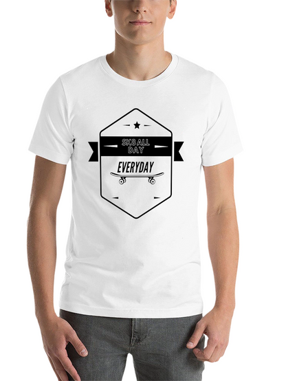Sk8 All Day Everyday Black T-Shirt