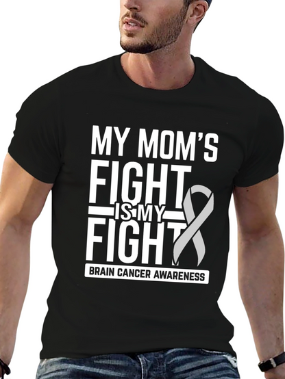 Brain Cancer Awareness T-Shirt - Moms Fight