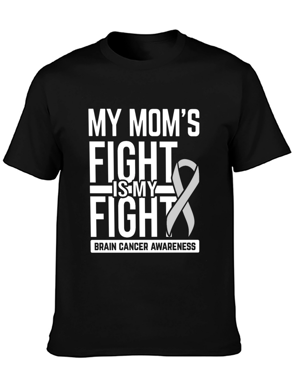 Brain Cancer Awareness T-Shirt - Moms Fight