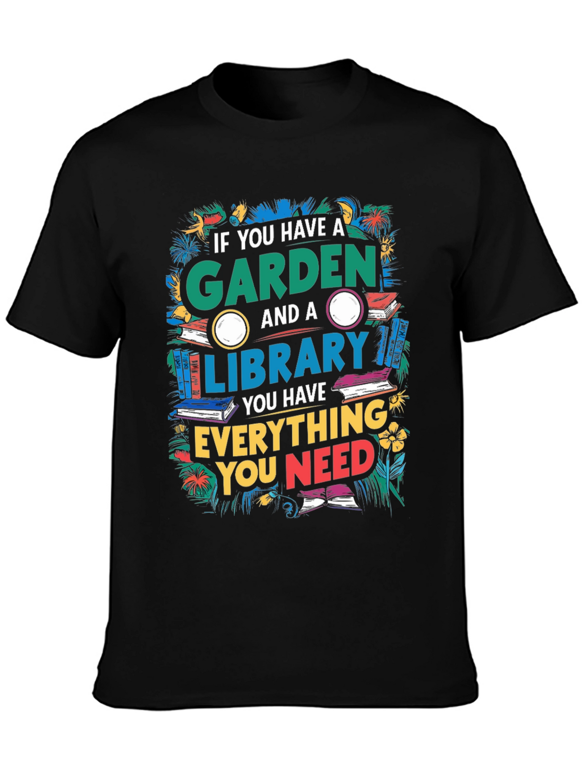 Garden and Library T-Shirt