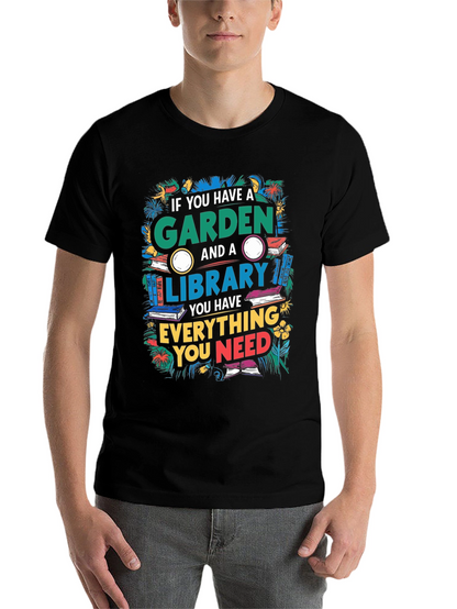 Garden and Library T-Shirt