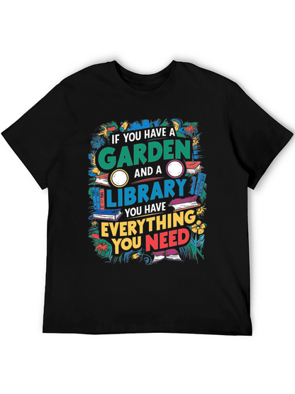 Garden and Library T-Shirt