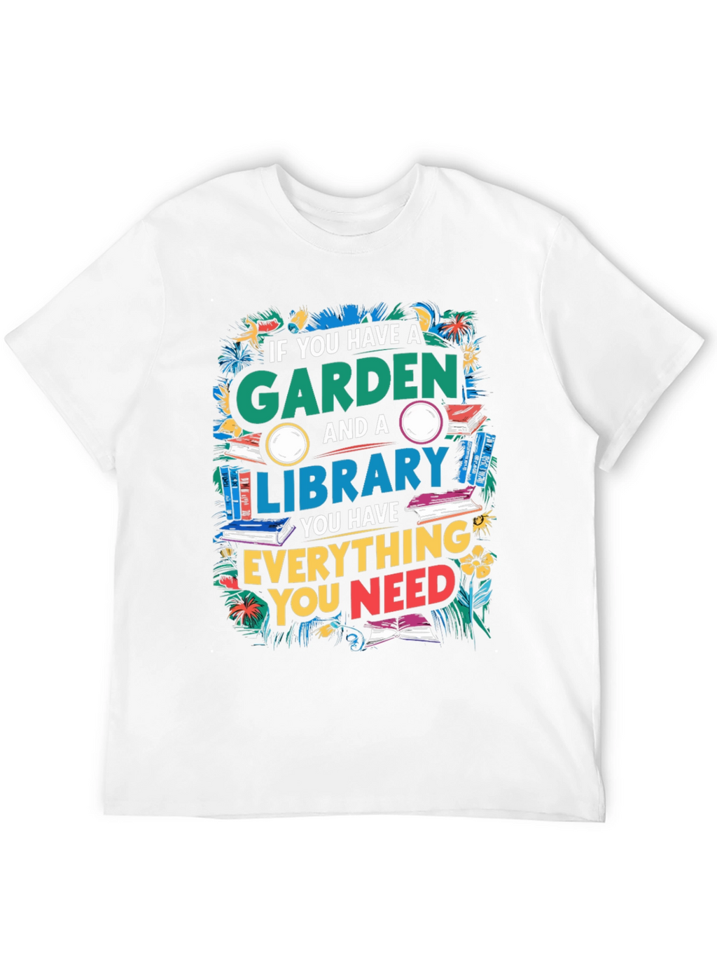 Garden and Library T-Shirt