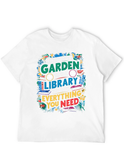 Garden and Library T-Shirt