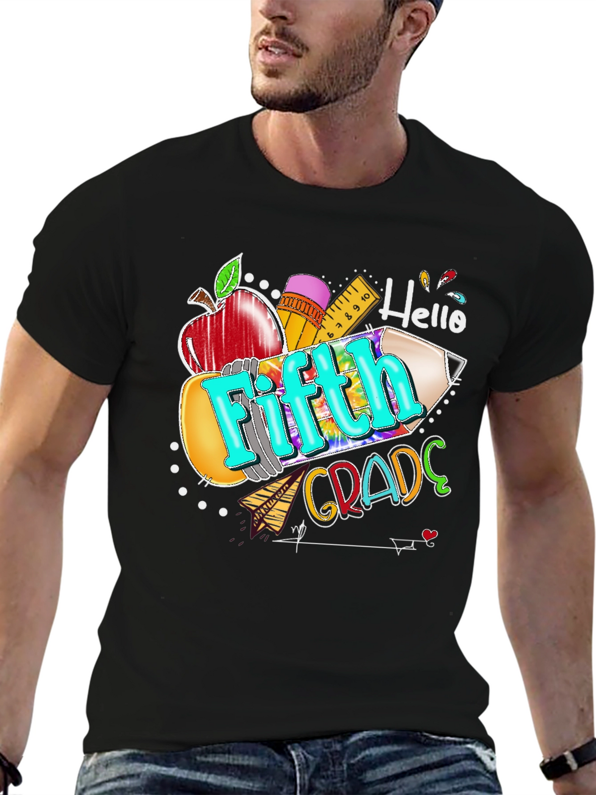 Fifth Grade Teacher Tee