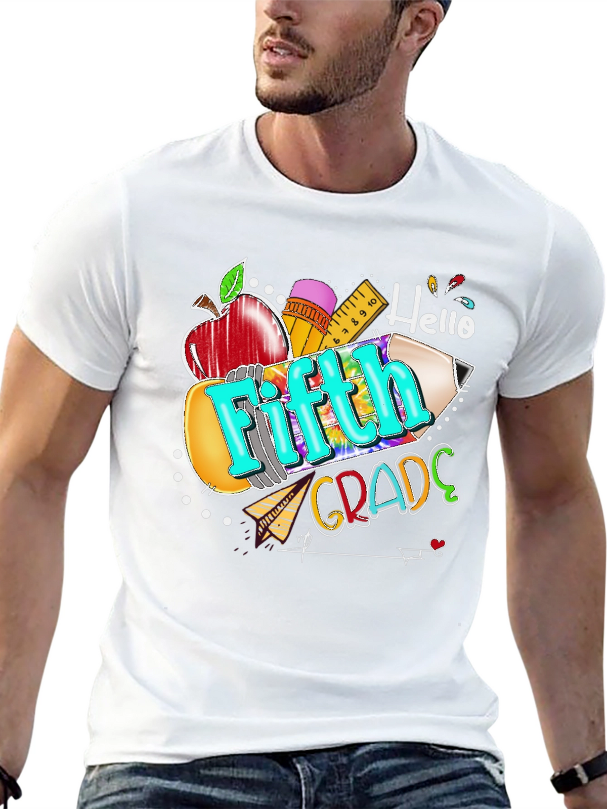 Fifth Grade Teacher Tee