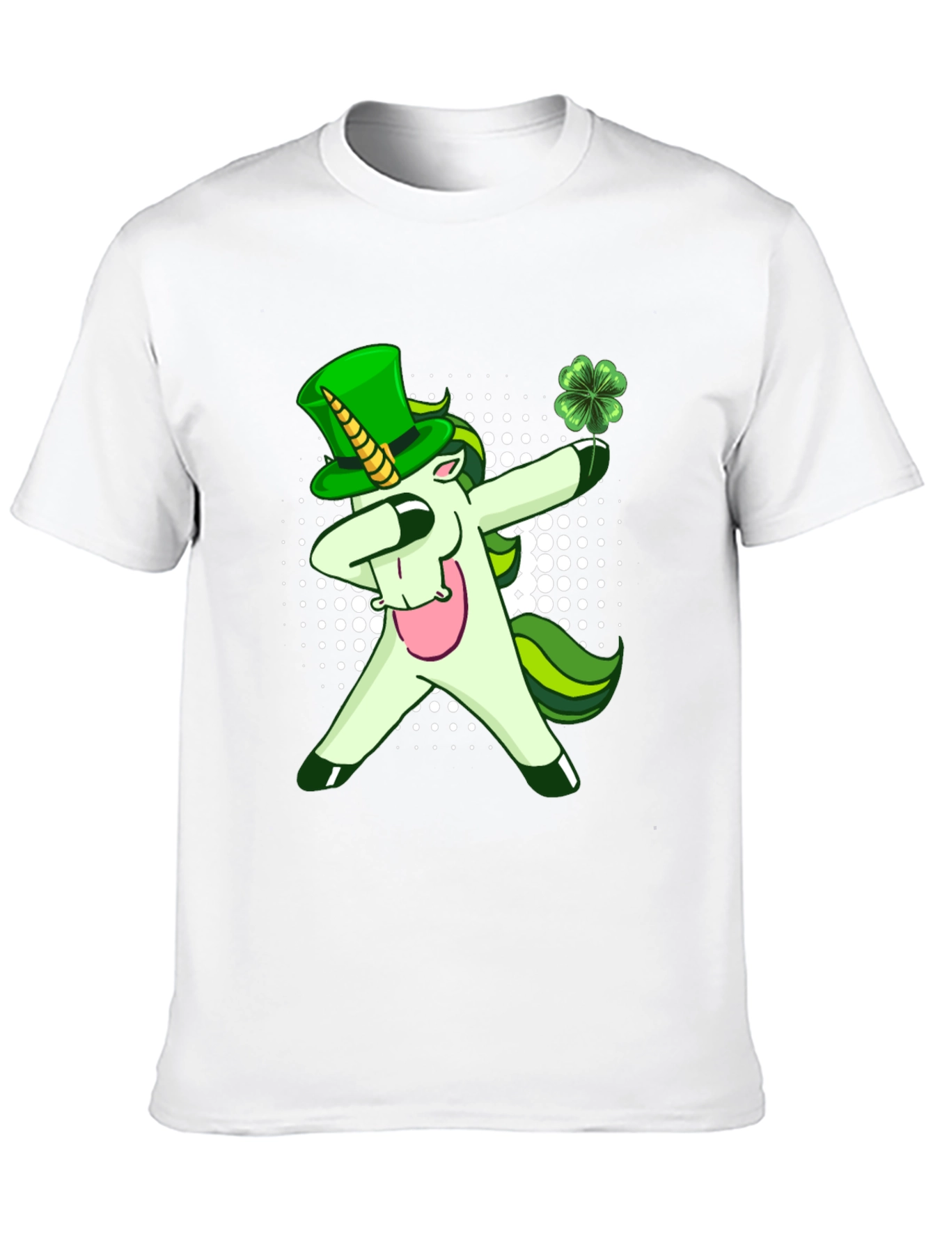 St. Patricks Day Unicorn Dabbing T-Shirt