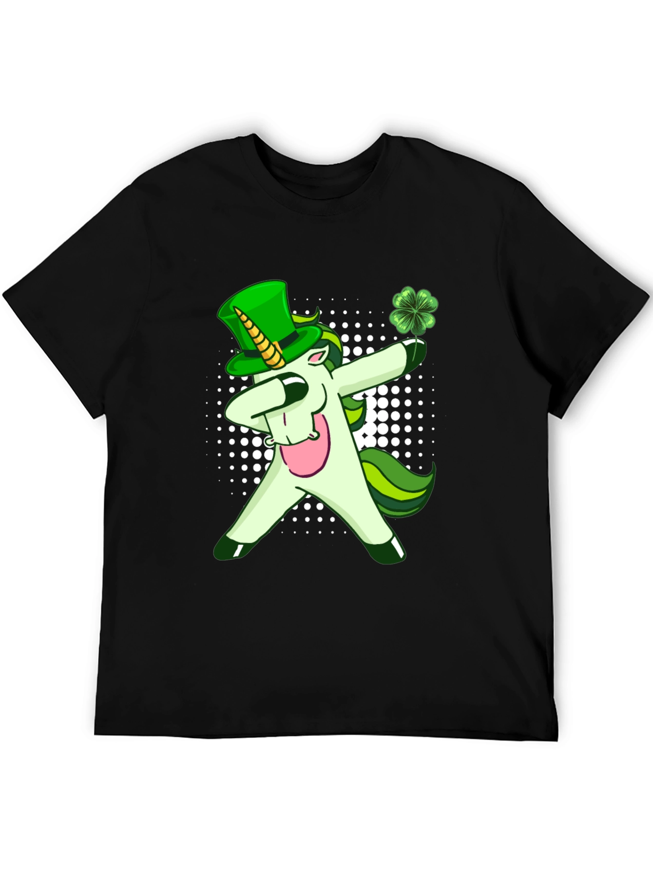 St. Patricks Day Unicorn Dabbing T-Shirt