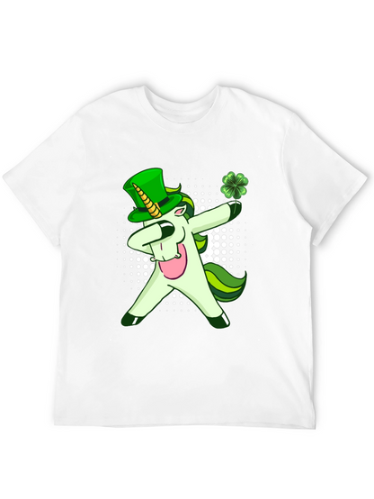 St. Patricks Day Unicorn Dabbing T-Shirt