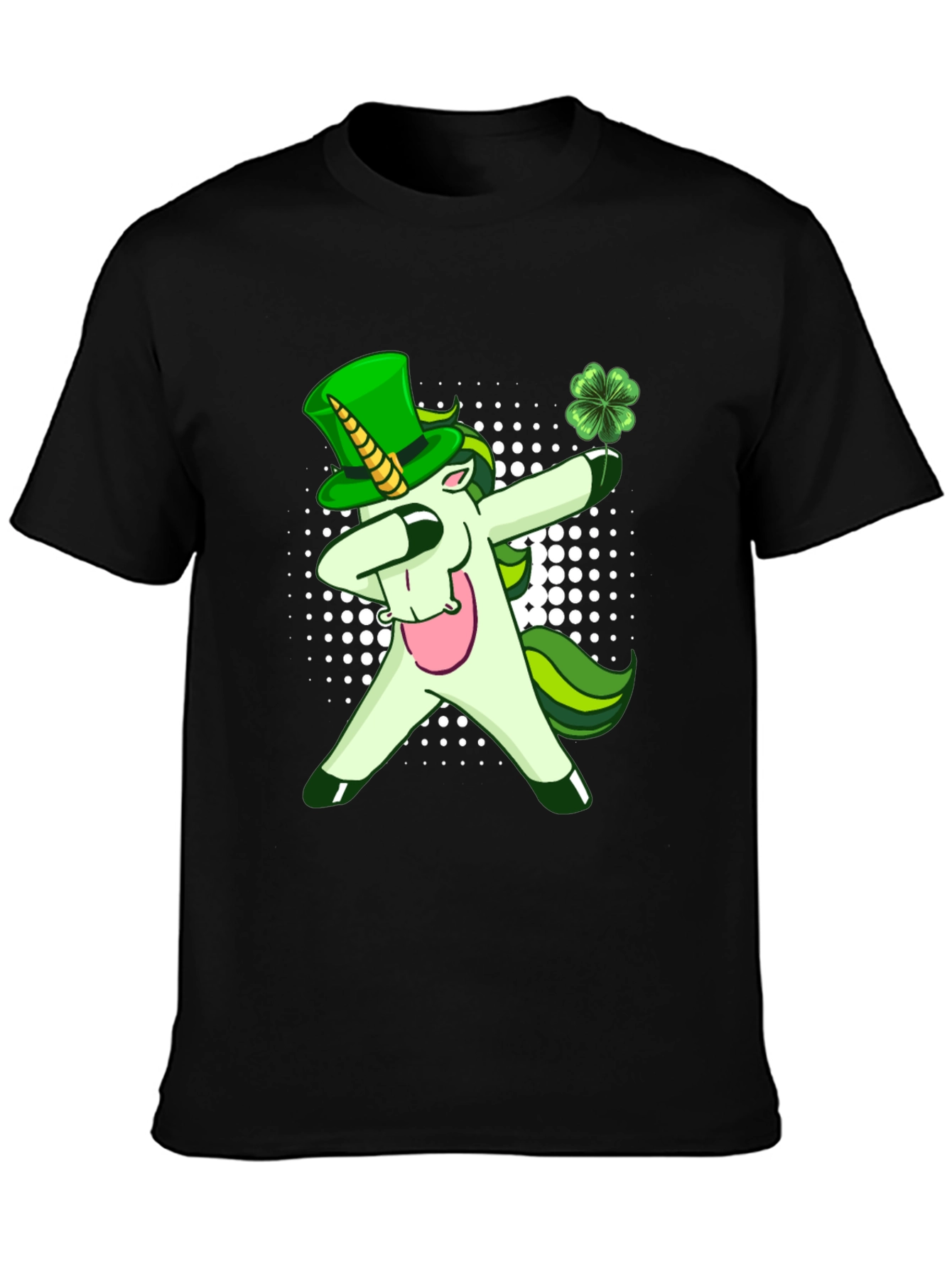 St. Patricks Day Unicorn Dabbing T-Shirt