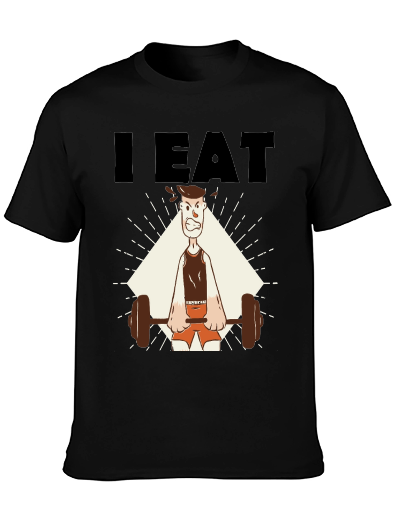 I Eat Lift T-Shirt - Funny Gym Workout Tee