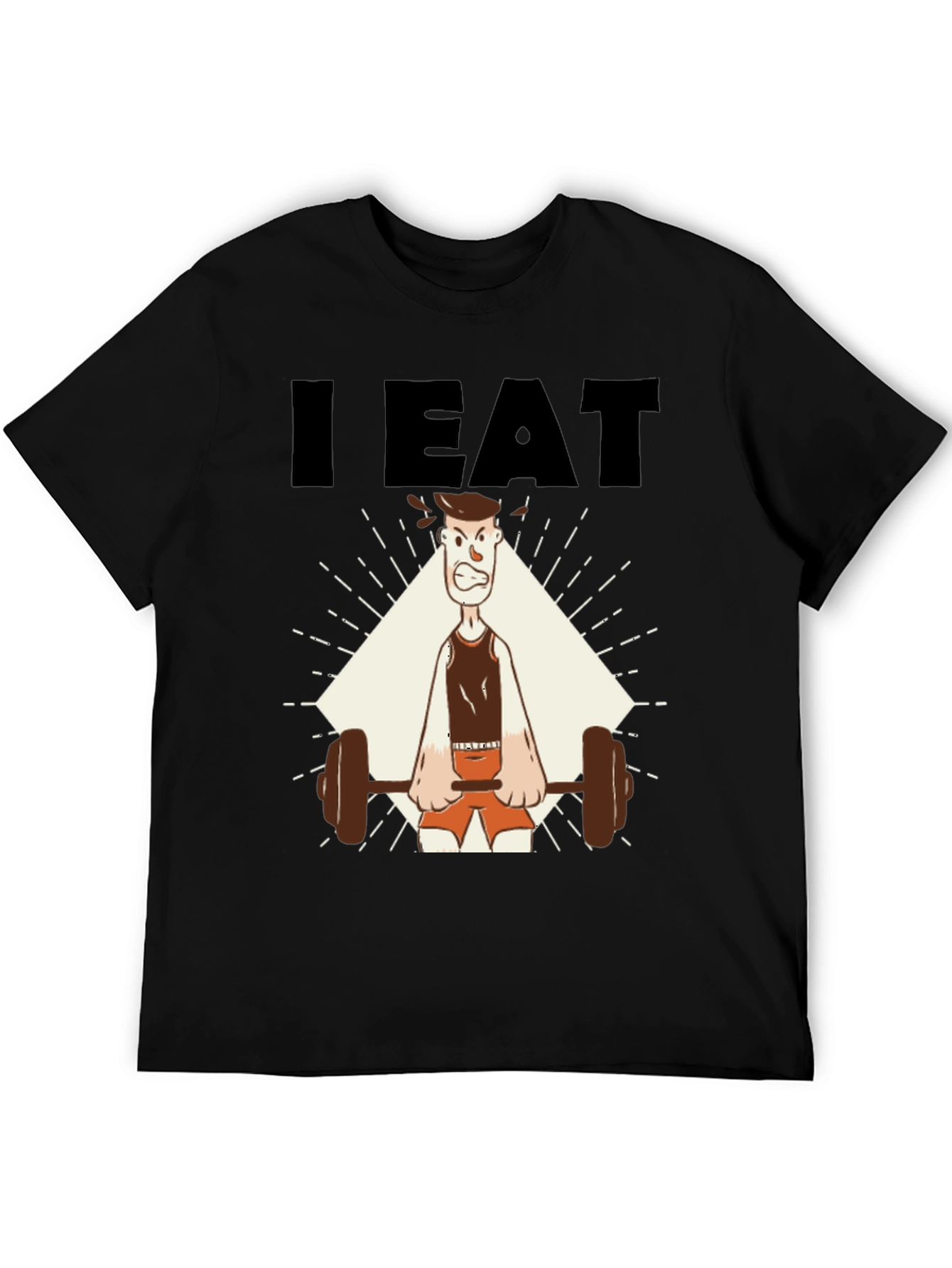 I Eat Lift T-Shirt - Funny Gym Workout Tee