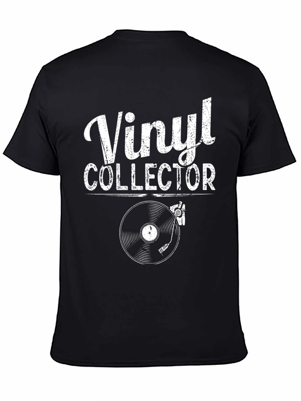 Vinyl Collector T-Shirt - Retro Music Lover Tee