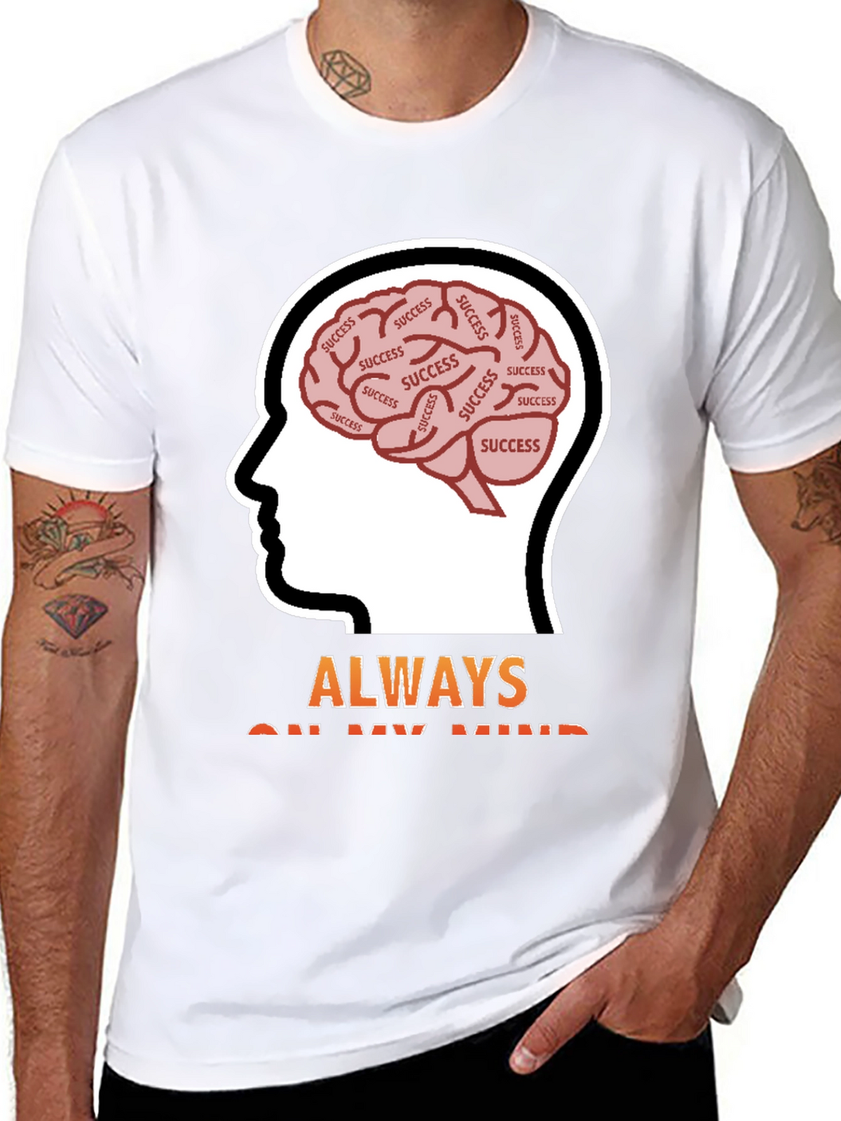 Success Mindset Graphic T-Shirt