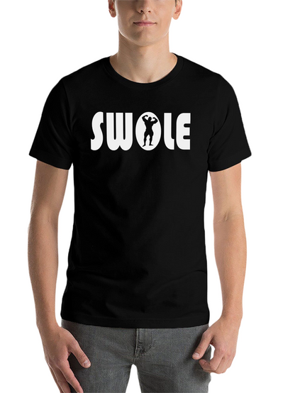 Swole Gym T-Shirt - Black Workout Tee