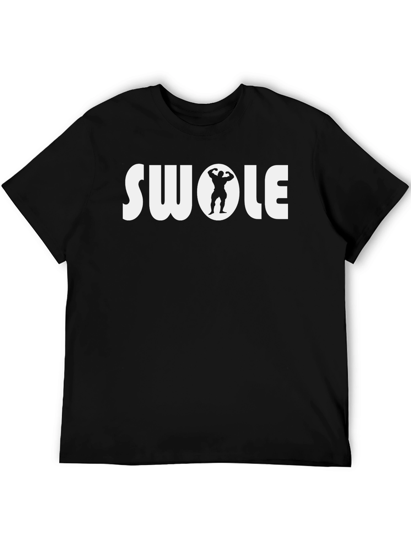 Swole Gym T-Shirt - Black Workout Tee
