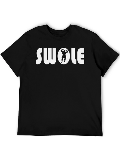 Swole Gym T-Shirt - Black Workout Tee