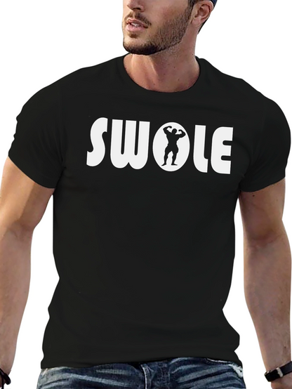 Swole Gym T-Shirt - Black Workout Tee
