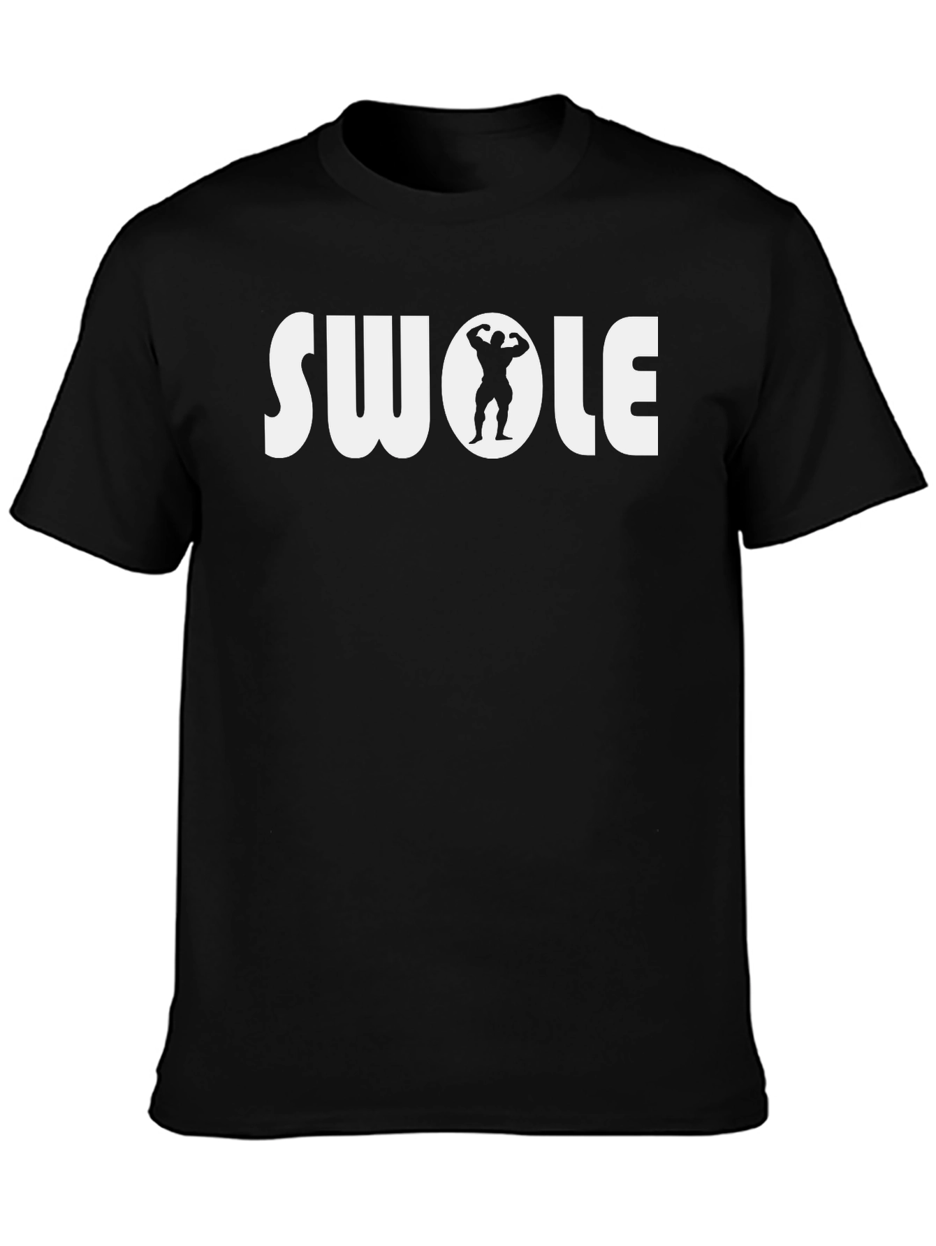 Swole Gym T-Shirt - Black Workout Tee
